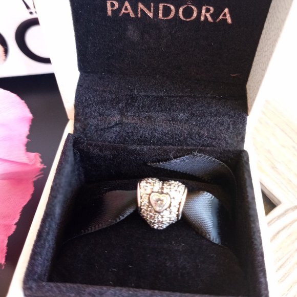 Pandora Jewelry - Pandora CZ encrusted heart charm